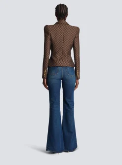 Mini Monogram Jacquard Jacket-Balmain New