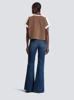 Mini Monogram Jacquard Jersey T-shirt-Balmain Flash Sale