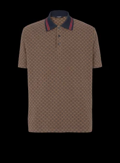 Mini Monogram Jacquard Polo-Balmain Cheap