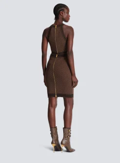 Mini Monogram Jacquard Top-Balmain New