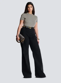 Mini Monogram Jacquard Top-Balmain Shop