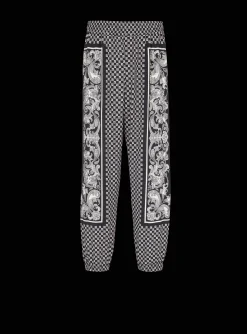 Mini Monogram Paisley Print Trousers-Balmain Best Sale