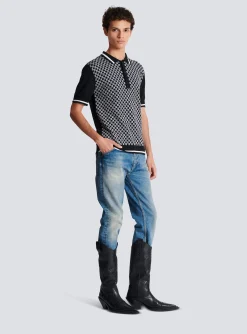 Mini Monogram Polo Shirt-Balmain Best