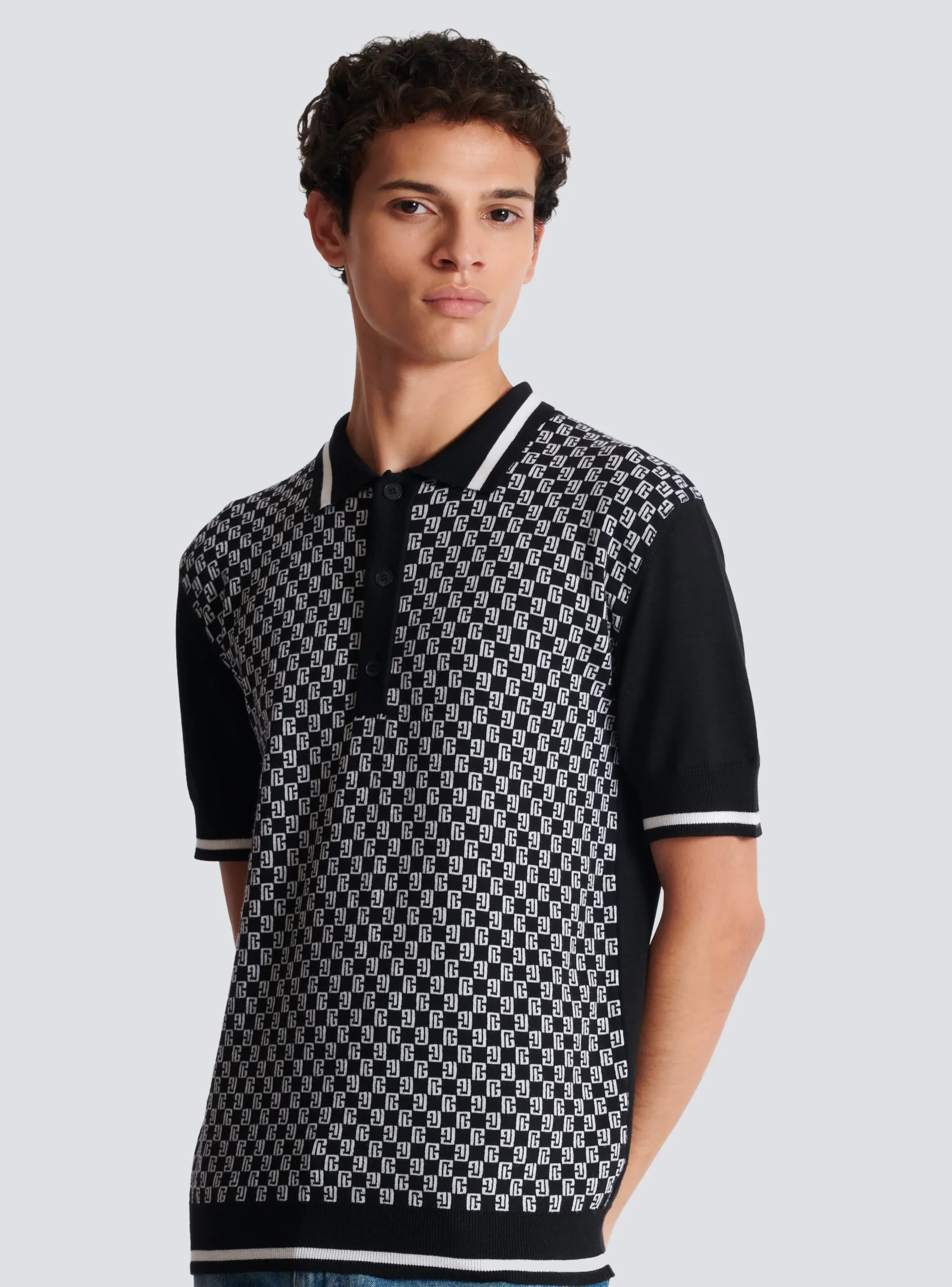 Mini Monogram Polo Shirt-Balmain Best