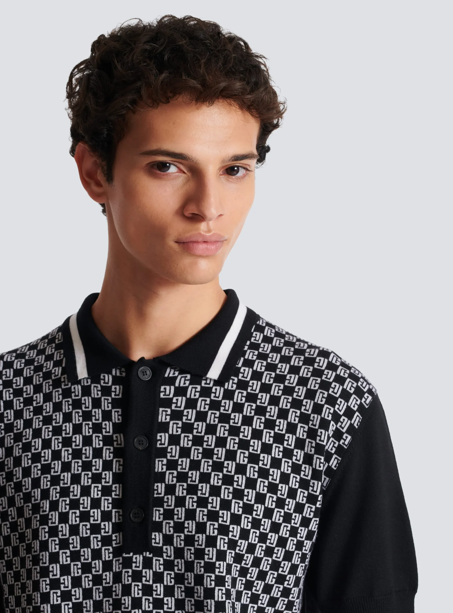 Mini Monogram Polo Shirt-Balmain Best