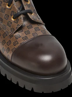 Mini Monogram Romy Army Boots-Balmain Store