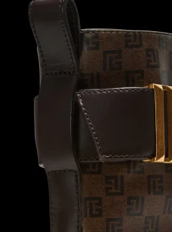 Mini Monogram Romy Army Boots-Balmain Store