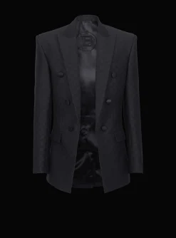 Mini Monogram Satin Jacket-Balmain Outlet