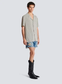 Mini Monogram Shirt-Balmain Flash Sale