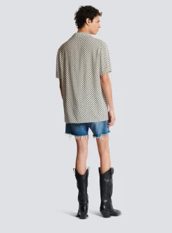 Mini Monogram Shirt-Balmain Flash Sale