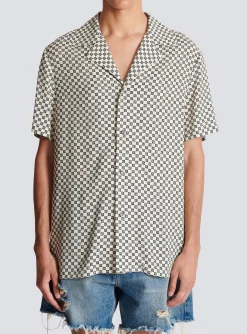 Mini Monogram Shirt-Balmain Flash Sale