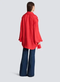 Mini Monogram Silk Shirt-Balmain Best