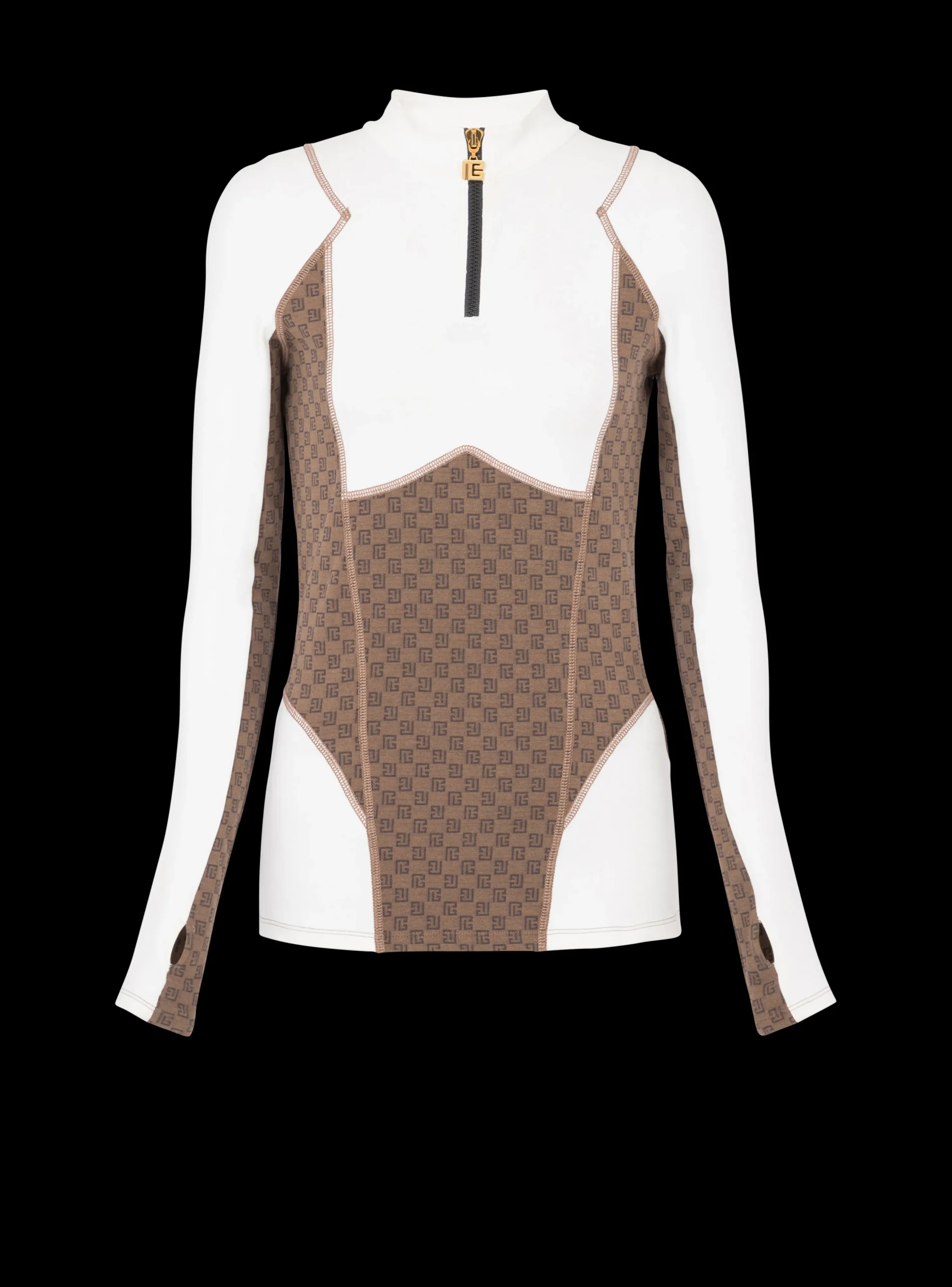 Mini Monogram Technical Top-Balmain Cheap