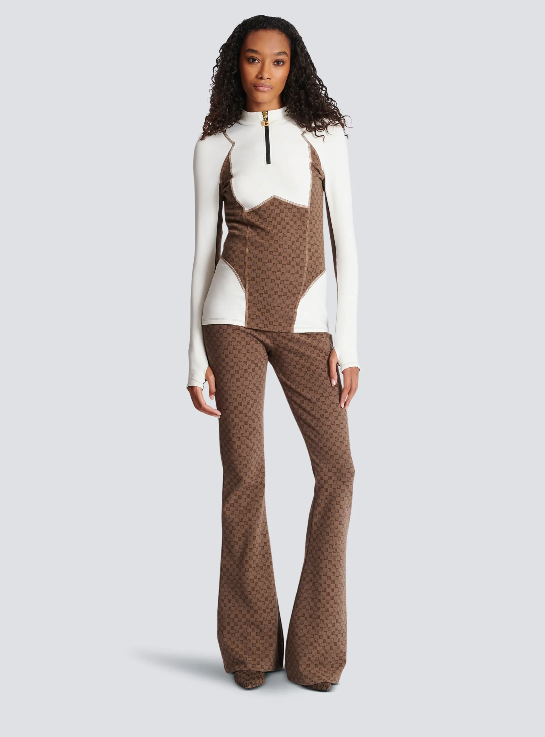 Mini Monogram Technical Top-Balmain Cheap