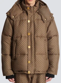 Mini Monogrammed Down Jacket-Balmain Discount