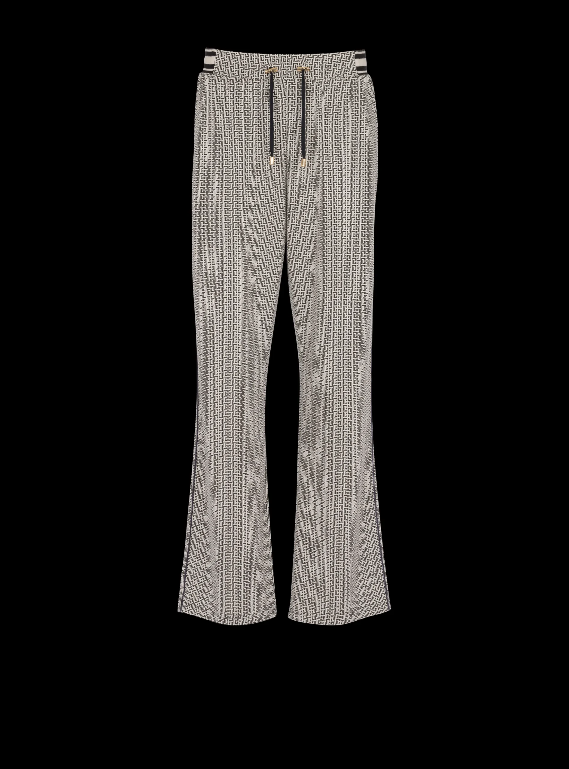 Mini Monogrammed Jacquard Joggers-Balmain New