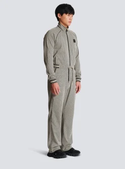 Mini Monogrammed Jacquard Joggers-Balmain New