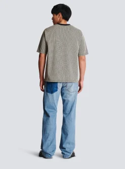 Mini Monogrammed Jacquard T-shirt-Balmain Clearance