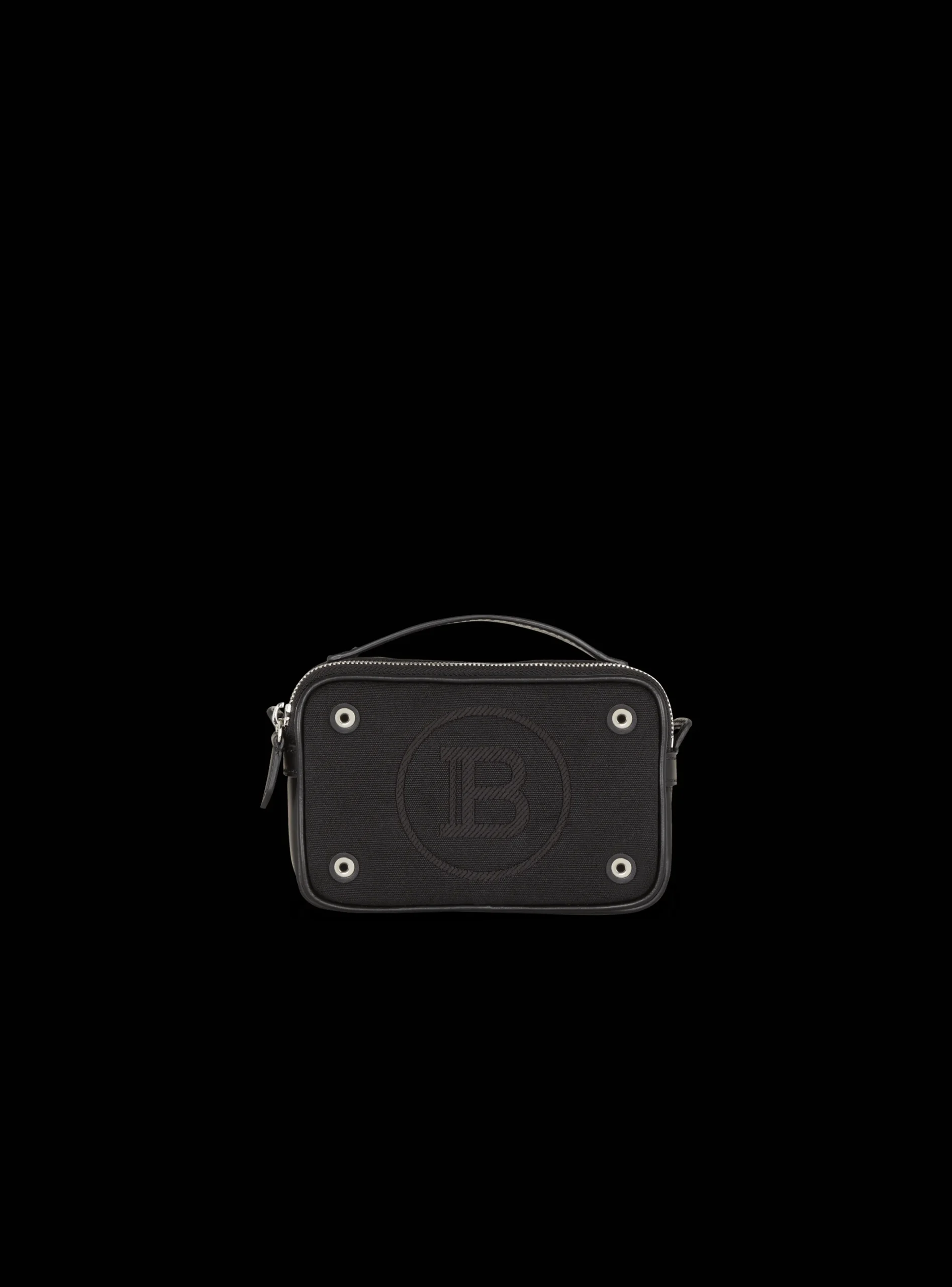 Mini Reporter Bag In Canvas And Leather-Balmain Best