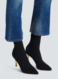 Moneta Knit Ankle Boots-Balmain Cheap