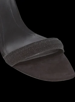 Moneta Leather Sandals With Micro Beads-Balmain Online