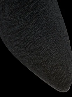 Moneta Mesh Thigh Boots With Monogram-Balmain New