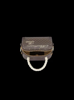 Monogram Canvas And Leather Make Up Bag-Balmain Hot