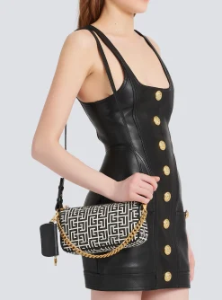 Monogram Canvas B-Army Clutch Bag-Balmain Shop