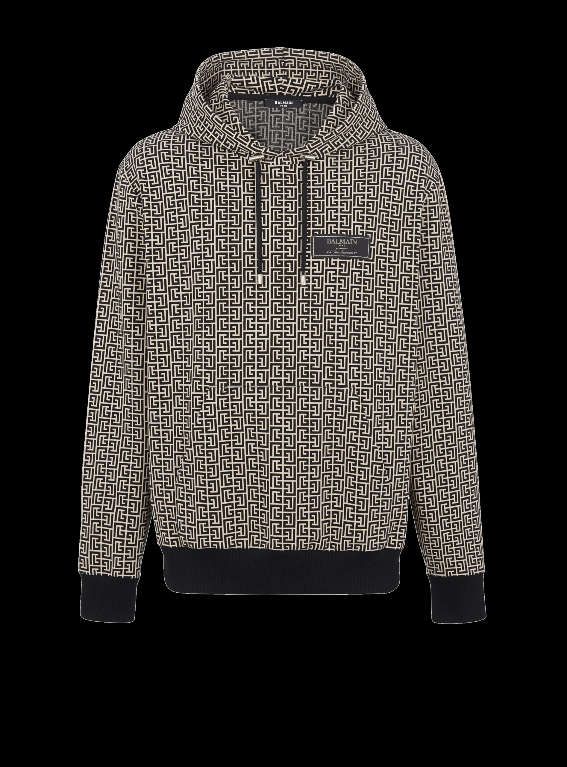 Monogram Hoodie-Balmain Sale