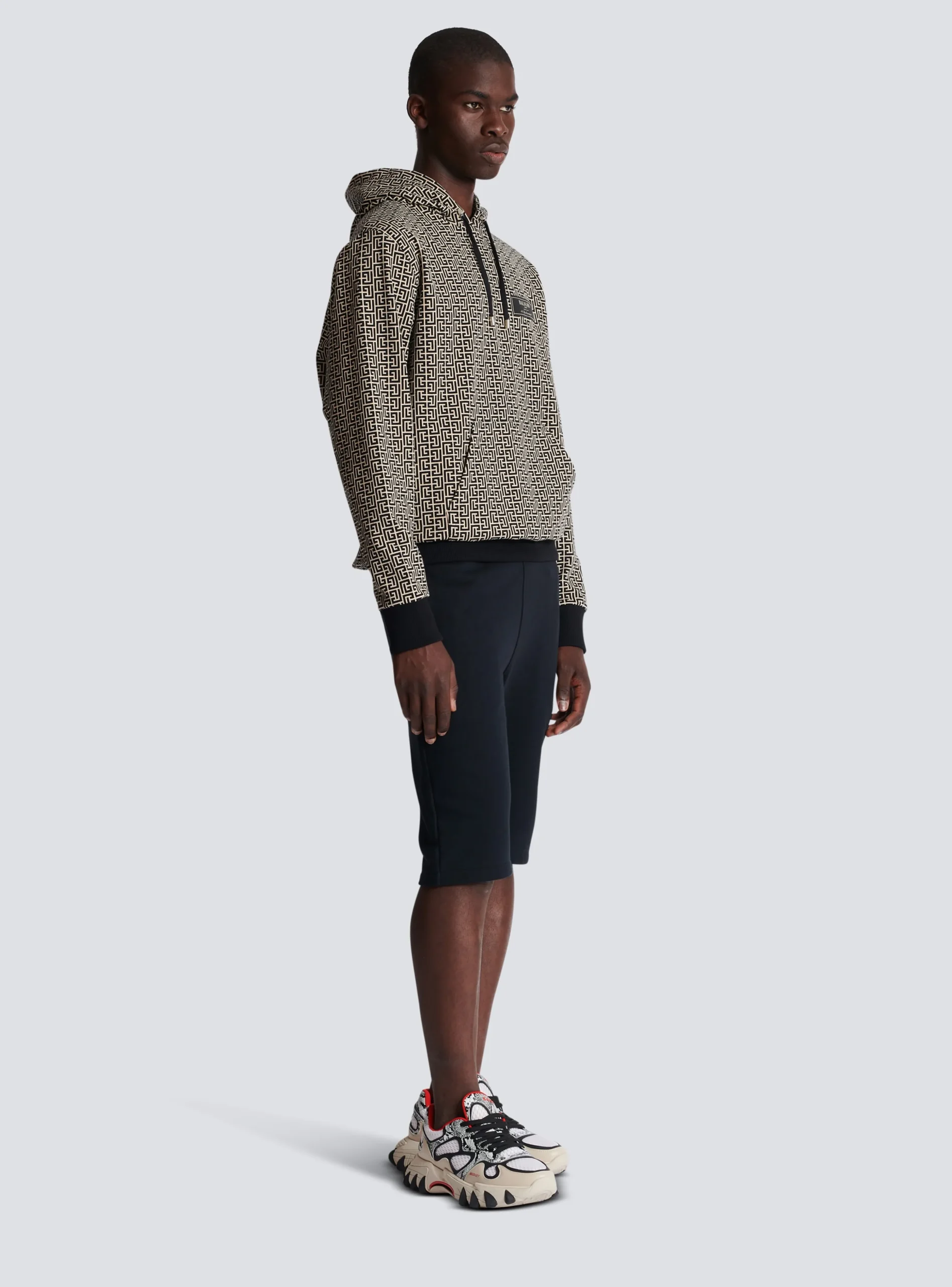 Monogram Hoodie-Balmain Sale