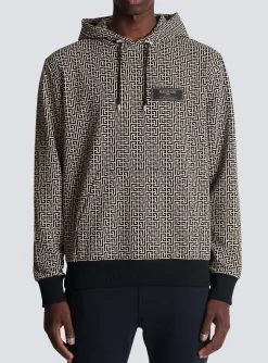 Monogram Hoodie-Balmain Sale