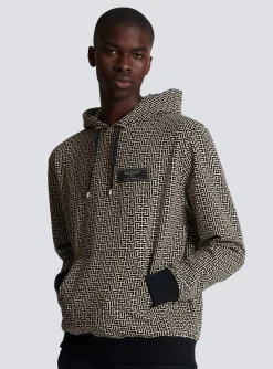 Monogram Hoodie-Balmain Sale