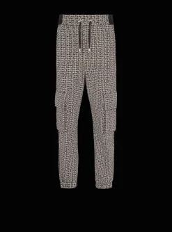 Monogram Jacquard Cargo Joggers-Balmain Online