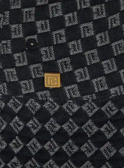 Monogram Jacquard Denim Bucket Hat-Balmain Best