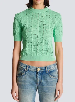 Monogram Knit Jumper-Balmain Online