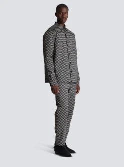 Monogram Nylon Overshirt-Balmain Shop