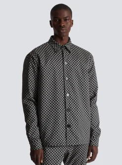 Monogram Nylon Overshirt-Balmain Shop