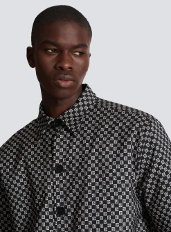 Monogram Nylon Overshirt-Balmain Shop