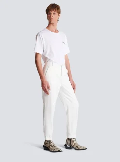 Monogram Satin Trousers-Balmain Outlet