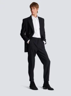 Monogram Wool Trousers-Balmain Hot