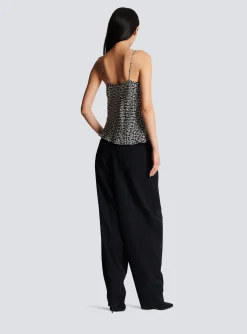 Monogrammed Cami Top-Balmain Best Sale