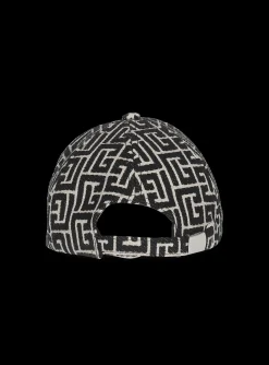 Monogrammed Jacquard Cap-Balmain Clearance