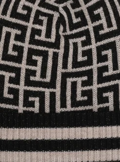 Monogrammed Knit Beanie-Balmain Sale