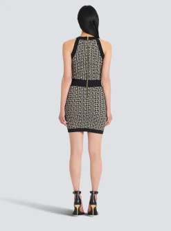Monogrammed Knit Dress-Balmain Best Sale