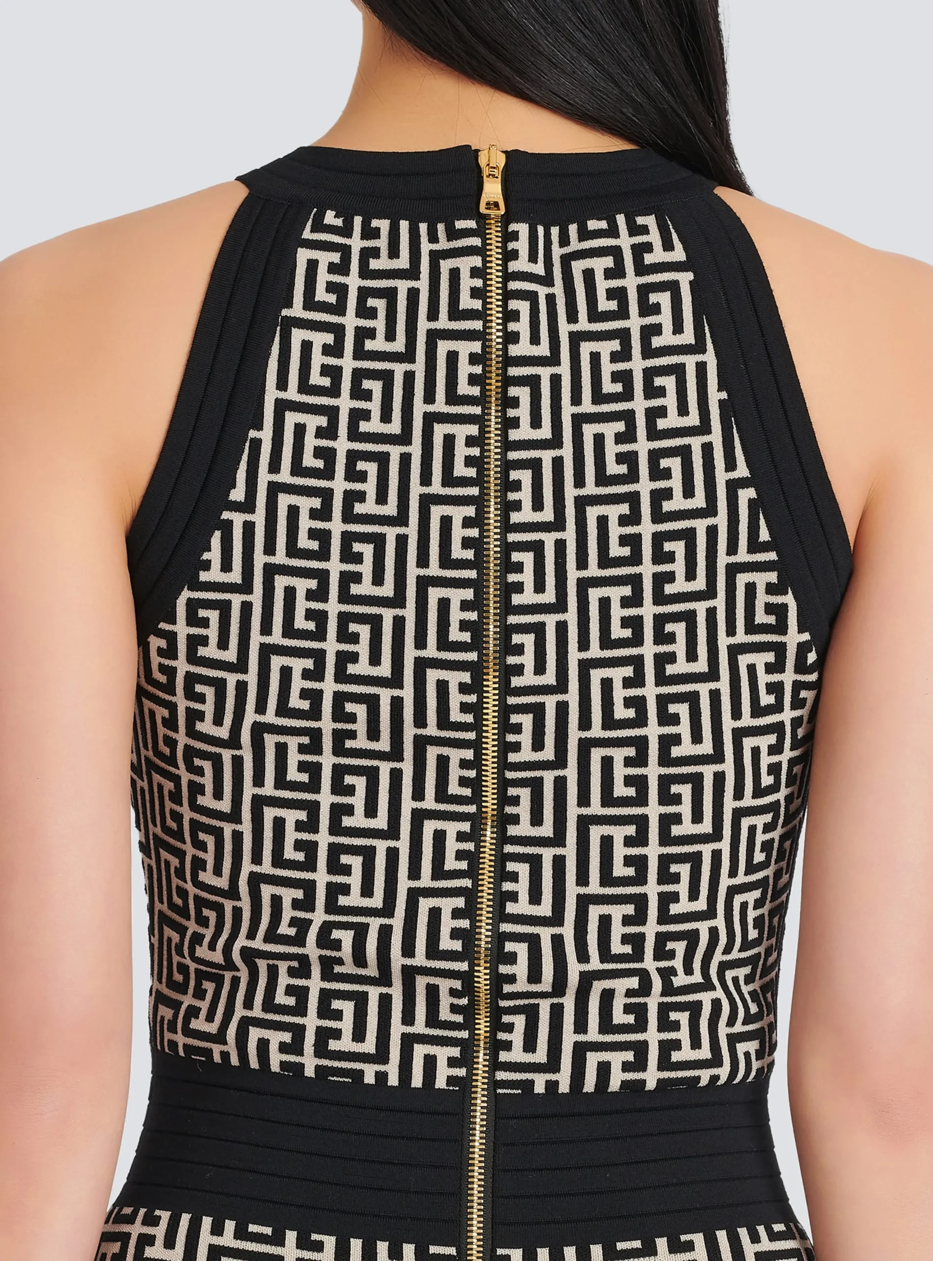 Monogrammed Knit Dress-Balmain Best Sale