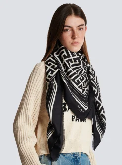 Monogrammed Scarf-Balmain Flash Sale