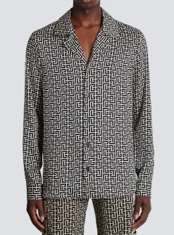 Monogrammed Shirt-Balmain Best Sale