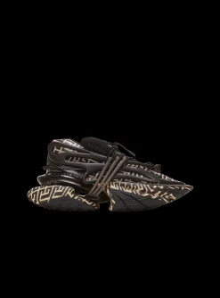Neoprene And Leather Unicorn Low-top Sneakers-Balmain Discount
