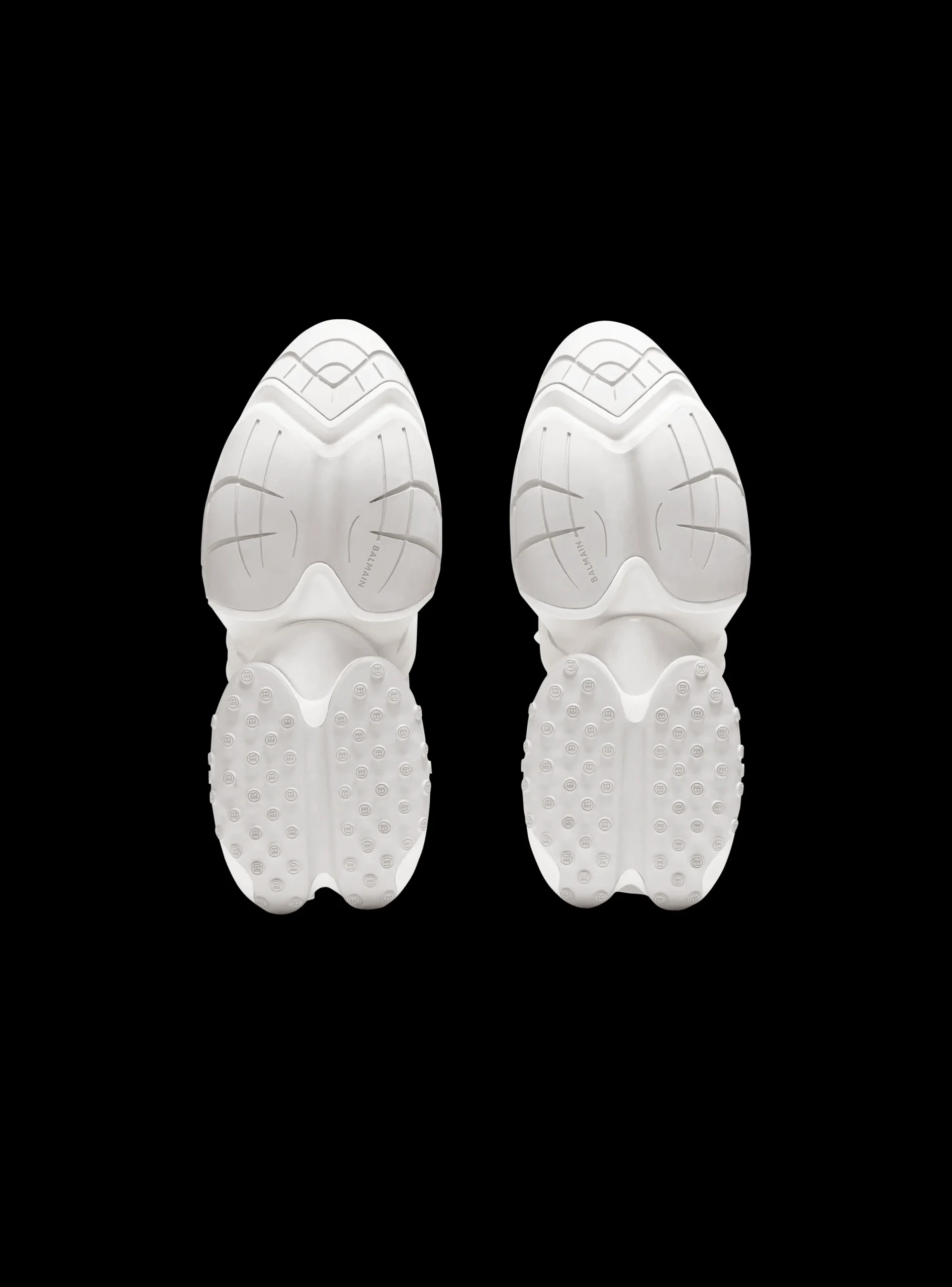 Neoprene And Leather Unicorn Low-top Sneakers-Balmain Cheap