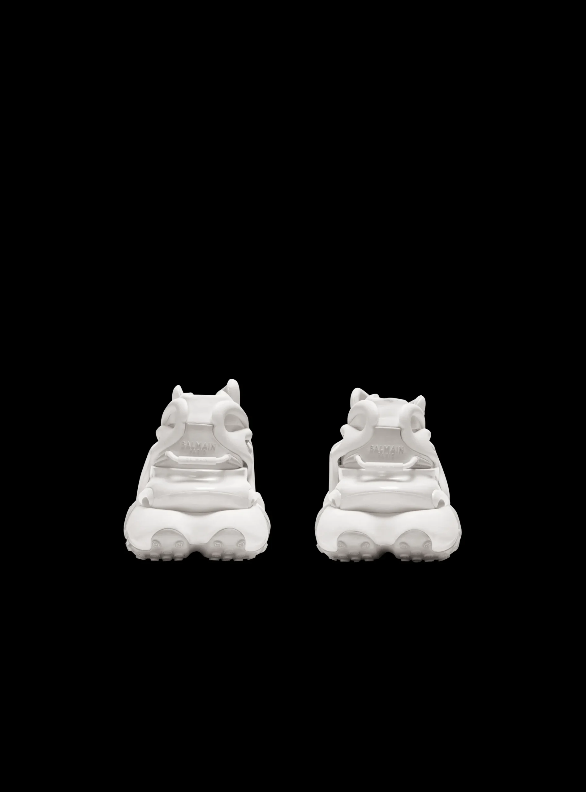 Neoprene And Leather Unicorn Low-top Sneakers-Balmain Cheap